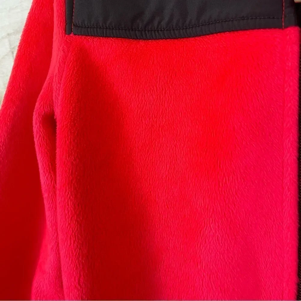 Fila Sport Girls Fleece Zip Up Track Jacket Hot Pink & Gray Medium (10-12)